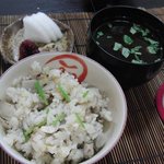 沙山亭 - ごぼう御飯