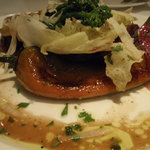 トラットリア スペランツァ エッセ - エゾシカのグリルに付け合わせの唐辛子