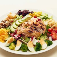 Small シェフズサラダ　12種野菜　グリルチキン　シュリンプ　ボイルエッグ