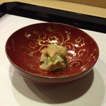 日本料理淳 - 柿と胡瓜の酢の物