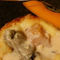 板前心 菊うら - 【2016年10月】柿と牡蠣の味噌グラタン