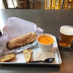 The Pennsy - ORIGINAL BLACK ANGUS STEAK SANDWICH - $15
            and Coconut Lobster Bisque $9.25