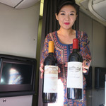 SATS Premier Lounge - Ma'm, Would like some wine?