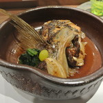 日本料理 潤花 - ２０１６年１１月１２日　鯛のあら炊き①