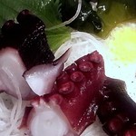 立ち魚 - タコの刺身