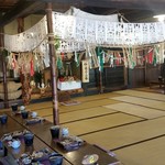 神楽宿 - 結界のように囲われているところで神様が奉られているようでした