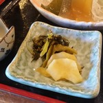 神楽宿 - 香の物：自家製のお漬物