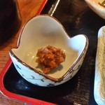 神楽宿 - 小皿：秘伝の油みそ