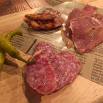 @Home Dining Salve - 生ハムとサラミの盛り合わせ