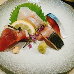 日本酒 肴 月 - 造り盛り合わせ