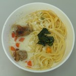 ファミリーマート - 料理写真:チキンクリームスープパスタ 2016.11