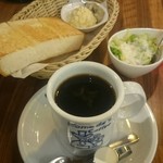 コメダ珈琲店 - ブレンドコーヒー＋手作りたまごペースト＋自家製コールスローサラダ