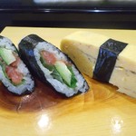 寿し処恵 - 中落ちキュウリ、たまご