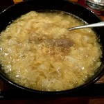 串もん利げん - げんきスープ？（ソーセージの卵とじスープ、試作品？）