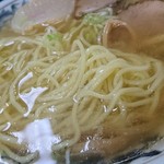 東京庵 - 麺のアップ