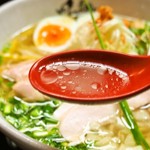 Menno Youji - 鶏塩らーめん（スープ）