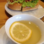 きょうわCAFE - 16/10/23 ホットレモネードとホットドッグ