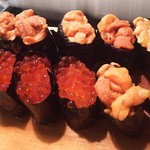 かわなみ鮨 - 雲丹、いくら