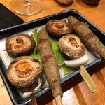 シイタケとつくね