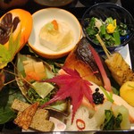 初冬の前菜盛り合わせ
          