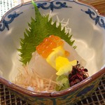 オーシャンテラス あじさい - 平目の昆布〆
      