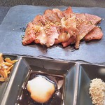 手打ちそば八轟 - 岩手牛ステーキ