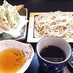 手打ちそば八轟 - 天せいろ