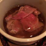 笹組 調整 - 広島牛すき焼き蒸し 香味野菜 木の芽（2015年12月）