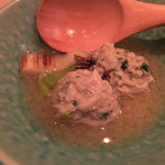 笹組 調整 - 合鴨と四種の葱 つみれ鍋（2015年12月）