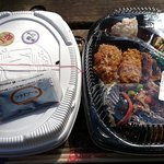 ほっともっと - 料理写真:Hotto Motto 葛西店 カキフライ＆なす味噌弁当 十六穀米（小）税込590円 包装形態