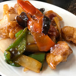 中国料理 幸華 - 定食の酢豚
