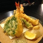 海鮮料理 吾作どん  - H.28.11.5.夜 天ぷら盛り合わせ