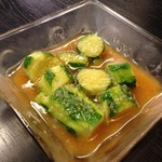 海鮮料理 吾作どん  - H.28.11.5.夜 やみつききゅーり 380円税別