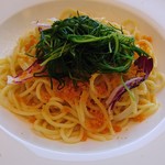 Osteria　EST ! - おかひじきとからすみのスパゲッティ