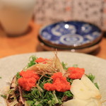 恒屋伝助 - 2016年11月　鰹のお造り　ものすごいボリューム