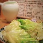 恒屋伝助 -  2016年11月　これは絶対食べるべき一品。レタス炒め♡