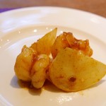 齋華 - 【4品目】海老と蕪のＸＯ醤炒め