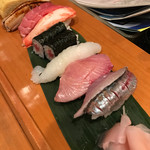 Mitsuhashi - 夜の中寿司1500円