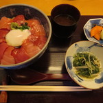 日本料理 銀座 大野 - 本鮪ばくだん丼＠1000円(税抜き)