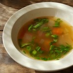 cafe イシオノ - 【2016.11】キッシュプレートのスープ