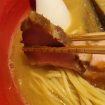 MEN-EIJI HIRAGISHI BASE - 魚介豚骨　醤油の美しいチャーシュー