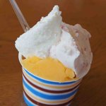 ジェラテリア ジェリーム - ﾐﾙｸ、いちごﾐﾙｸ、みかん