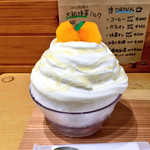 ほうせき箱 - 柿ヨーグルトエスプーマ氷