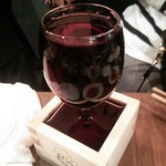 餃子バル 餃子家 龍 - こぼれワイン　
