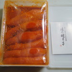 味の明太子 ふくや  - 2016年11月　箱を開けると！