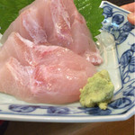 京寿司 - クエの刺身
      