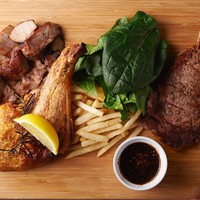 阿波づくし! 肉プレート全部のせ
