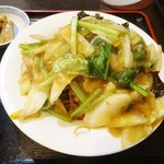 三合園 - 五目カタ焼きそば