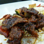 Chatter Box Rice - ホイコーローのような甘辛なお肉