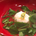 鮨 おくの - ホタテしんじょうの吸い物